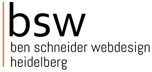 bsw | ben schneider webdesign heidelberg